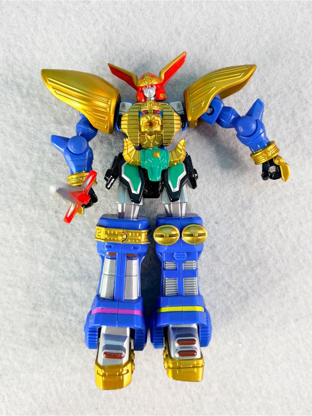 BANDAI POWER RANGERS SAMURAI RETROFIRE 5" ZEO MEGAZORD COLLECTOR'S EDITION 2009